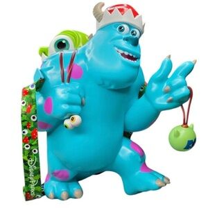 Disney 2025 Sully Blue and Pink Monster Action Figure Popcorn Bucket